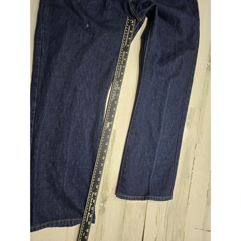 Levis 517 Mens Bootcut Jeans Indigo Blue Denim W38 L30 Mexico Made‎ 00517-0217